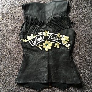 🔥Vintage Leather Biker Vest